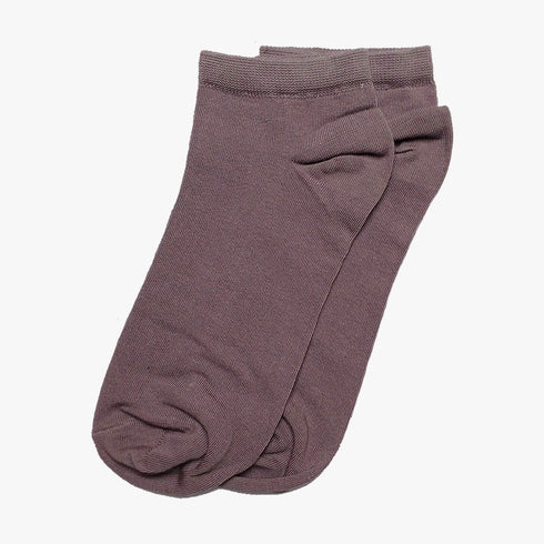 Charcoal - Ankle Socks - Combed Cotton