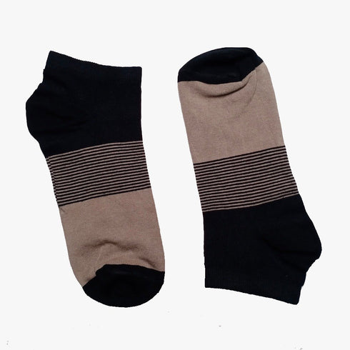 Charcoal - Ankle Socks - Combed Cotton
