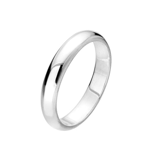Classic Sterling Silver Ring! - Rhodium Plated! - Classic & Timeless! - Distance Ring! - Promise Ring! - Hot Seller! - (Men/Women)