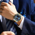 Curren Luxury - Men's Watch - Royal Blue & Gold - Stainless Steel Strap - Hot Seller! - 1 Year Warranty!