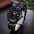 Curren Italiano (Black & Black) - Men's Watch - Date Function - 1 Year Warranty - Free Box Packaging - 3 ATM Water Resistant