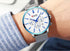 Curren Blue and Silver Adjustable Steel Strap Chronograph - 1 Year Warranty!