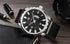 Curren Black & Silver Leather Datejust - Ultra Big Dial! - 1 Year Warranty!