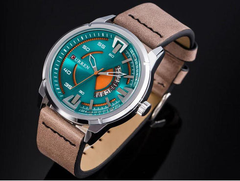 Curren Brown and Green Attack Datejust - with 1 Year Warranty!