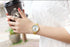 Women's Shiny Gold Plated Adjustable Steel - 1 Year Warranty!