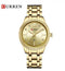 Curren Women's Gold Sunburst Dial! - Crystal Party! - Sparkling Statement Watch! - Steel Strap! - Date Function! - 1 Year Warranty!