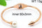 First Class! - Rose Gold Plated Bracelet Over Fine Stainless Steel! - Free Box Packaging!