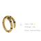 Trendy Snake Ring! - Adjustable Size! - 18K Genuine Gold Plated! - Chic Design! - Free Box Packaging!