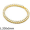 Niovani Tennis Bracelet! - 14K Gold Plated! - AAA+ Cubic Zirconia! - Sparkling! - Free Box Packaging!