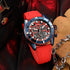Megir - Men's Watch - 1 Year Warranty - Silicon Strap - Chronograph - 3 ATM Water Resistant