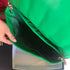 NOVA Women's Purse - Vegan Leather - Deep Neon Green - Metallic Gold Chain - Box Packaging