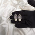 Pearl and Blue Earrings - Statement Jewellery - Cubic Zircon - Box Packaging