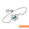 Where Bird's Dare Bracelet - Pure S925 Sterling Silver (Chandi) - Embellished with Genuine European European Crystal's - Free Box Packaging