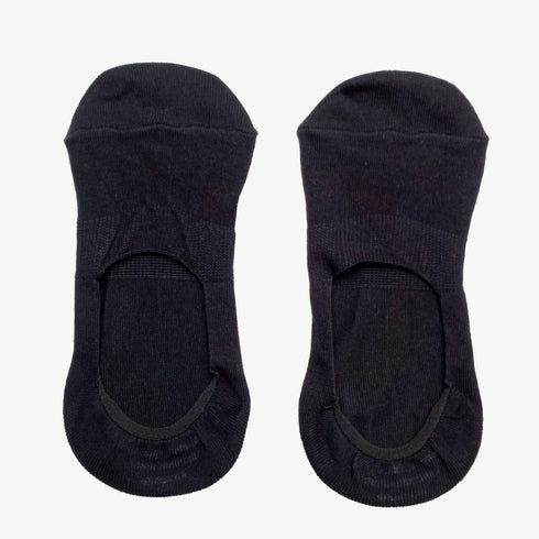 Jet Black - No Show Socks - Loafer Socks - Invisible Socks - Combed Cotton
