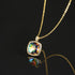 Empress Necklace - 14K Gold Plated - Genuine European Crystal - Modern Design - Free Box Packaging