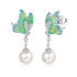 Wonderland Earrings - Rhodium Plated - Handcrafted - Modern Design - Free Box Packaging