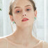 Wonderland Earrings - Rhodium Plated - Handcrafted - Modern Design - Free Box Packaging
