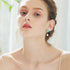Wonderland Earrings - Rhodium Plated - Handcrafted - Modern Design - Free Box Packaging