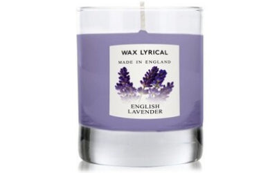 Lavender - Scented Candle by Wax Lyrical - Made in England - Includes a Free SHOOK Carry Bag