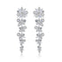 Luxury Earrings - White Gold Plated - AAA Cubic Zirconia - Free Box Packaging!