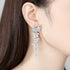 Luxury Earrings - White Gold Plated - AAA Cubic Zirconia - Free Box Packaging!
