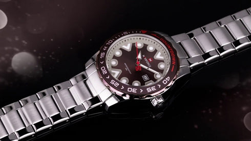 Naviforce Men's - Modern Majestic Steel! (Modern Brown) - Water Resistant!- 1 Year Warranty!