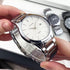 Curren Italiano (White & Silver) - Men's Watch - Date Function - 1 Year Warranty - Free Box Packaging - 3 ATM Water Resistant