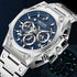 Megir - Men's Watch - 1 Year Warranty - Genuine Leather Strap - Chronograph - 3 ATM Water Resistant