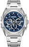 Megir - Men's Watch - 1 Year Warranty - Genuine Leather Strap - Chronograph - 3 ATM Water Resistant