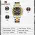 Naviforce Millionaire - Classic 14K Gold Plated - Unisex Watch - Chronograph - 1 Year Warranty! - Water Resistant!