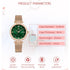 Naviforce Charm - Women's Watch - Sparkling Rose Gold & Green - Adjustable Steel Strap! - 1 Year Warranty! - Water Resistant!