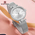Naviforce Charm - Women's Watch - Sparkling Silver - Adjustable Steel Strap! - 1 Year Warranty! - Water Resistant!