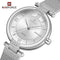 Naviforce Charm - Women's Watch - Sparkling Silver - Adjustable Steel Strap! - 1 Year Warranty! - Water Resistant!