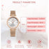 Naviforce Charm - Women's Watch - Sparkling Rose Gold & White - Adjustable Steel Strap! - 1 Year Warranty! - Water Resistant!