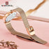 Naviforce Charm - Women's Watch - Sparkling Rose Gold & White - Adjustable Steel Strap! - 1 Year Warranty! - Water Resistant!