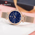 Naviforce Charm - Women's Watch - Sparkling Rose Gold & Blue - Adjustable Steel Strap! - 1 Year Warranty! - Water Resistant!