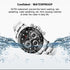 Naviforce Millionaire - Classic Silver & Black - Unisex Watch - Chronograph - 1 Year Warranty! - Water Resistant!