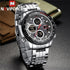 Naviforce Legend - Men's Watch - Digital + Analog - Classic Black & Silver - 1 Year Warranty! - Free Box Packaging!
