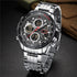 Naviforce Legend - Men's Watch - Digital + Analog - Classic Black & Silver - 1 Year Warranty! - Free Box Packaging!