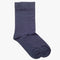 Navy Zig Zag - Premium Combed Cotton - Sock Essentials