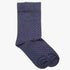 Navy Zig Zag - Premium Combed Cotton - Sock Essentials