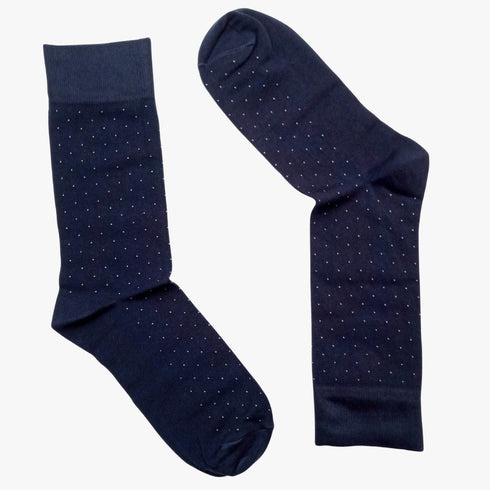 Midnight Dots - Premium Combed Cotton - Sock Essentials