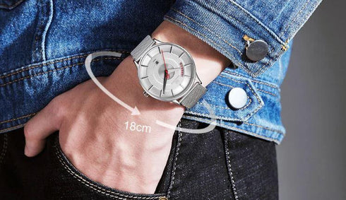 2019 Naviforce Adjustable Steel with Day Date - 1 Year Warranty