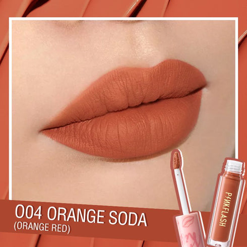 Pinkflash - Melting Matte Lipcream Orange Soda - Original & Imported