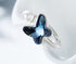 Sterling Silver Ring with Swarovski® Butterfly Crystal Elements