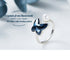 Sterling Silver Ring with Swarovski® Butterfly Crystal Elements