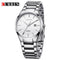 Curren Italiano (White & Silver) - Men's Watch - Date Function - 1 Year Warranty - Free Box Packaging - 3 ATM Water Resistant
