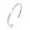 Modern Cuff Bracelet! - Medium Size! - Majestic Grey! - Stainless Steel! - Free Box Packaging!