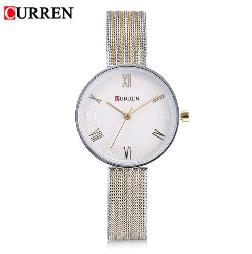 Curren Women's Two Two Tone Gold Plated! - Hot Seller! - 1 Year Warranty!