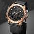 Naviforce Army Steel Analog + Digital! - Adjustable Strap! - 1 Year Warranty!